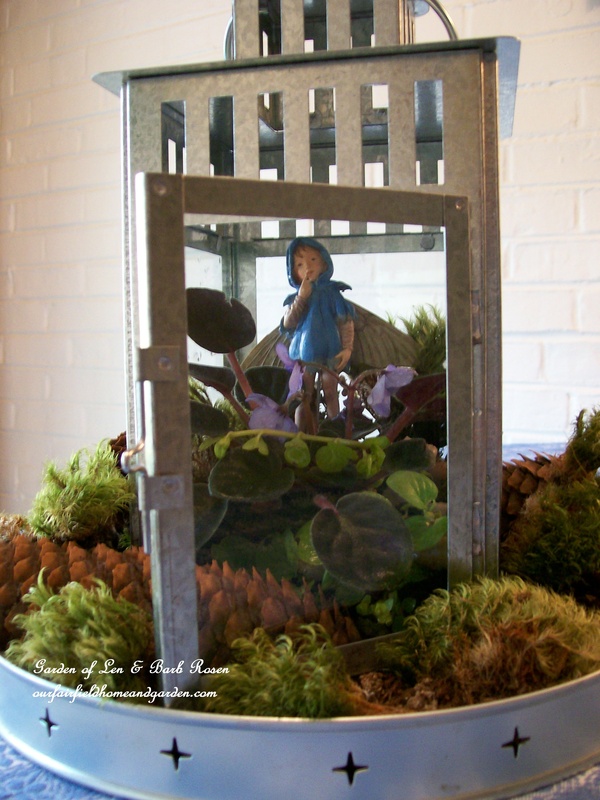 fairy-in-Ikea-lantern http://ourfairfieldhomeandgarden.com/diy-project-create-your-own-fairy-terrarium/