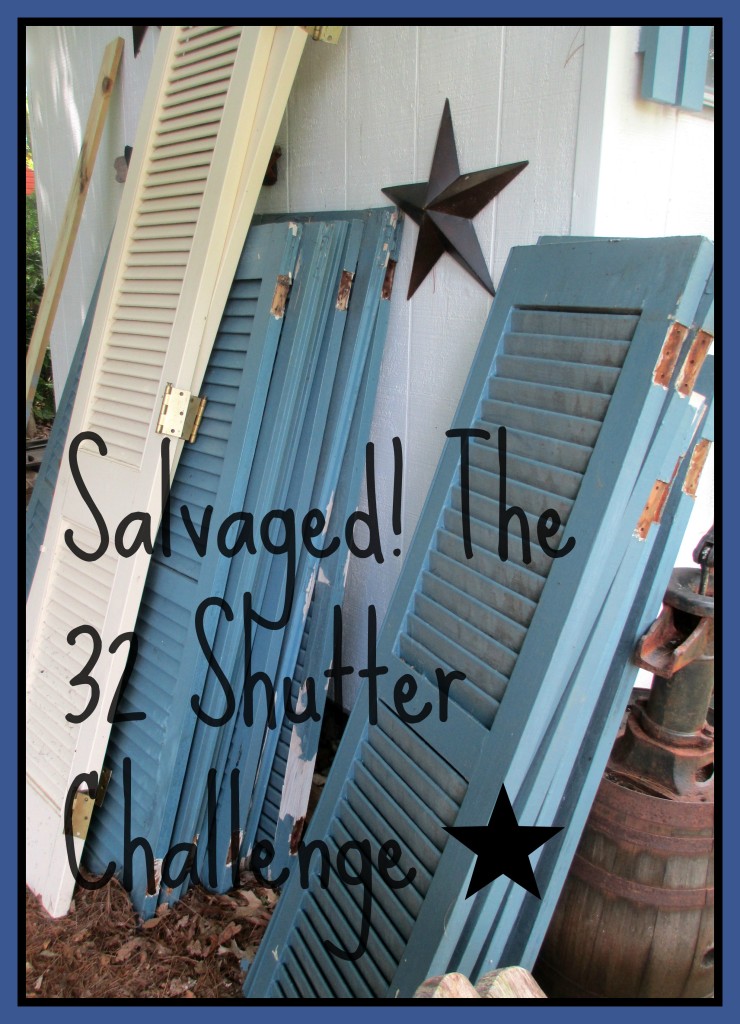 Shutter Challenge http://ourfairfieldhomeandgarden.com/salvaged-the-32-shutter-challenge-repurposing-shutters-in-the-garden/