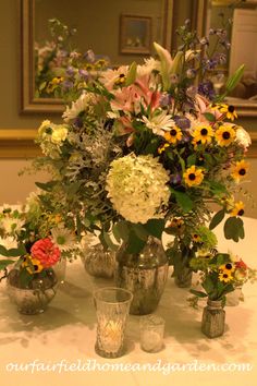 Glam Up Your Wedding Glassware ~ Wedding Flowers for Less