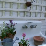 potting sink https://ourfairfieldhomeandgarden.com/everything-including-the-kitchen-sink/