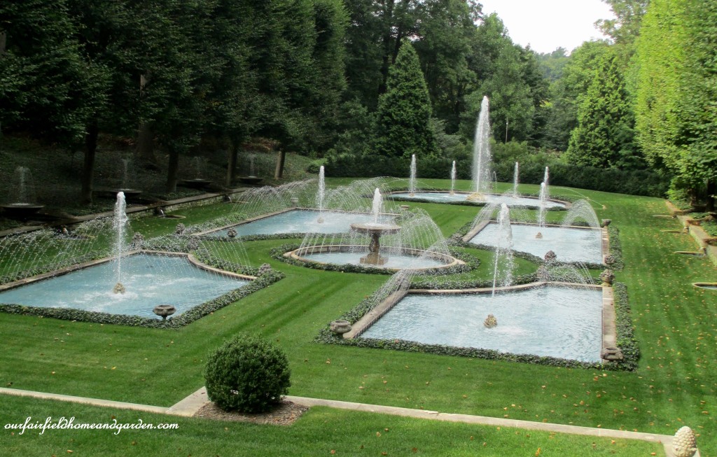 Italian fountain garden