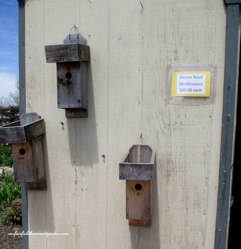Green Roof Birdhouses For Sale! https://ourfairfieldhomeandgarden.com/road-trip-lancaster-county-greenhouses/