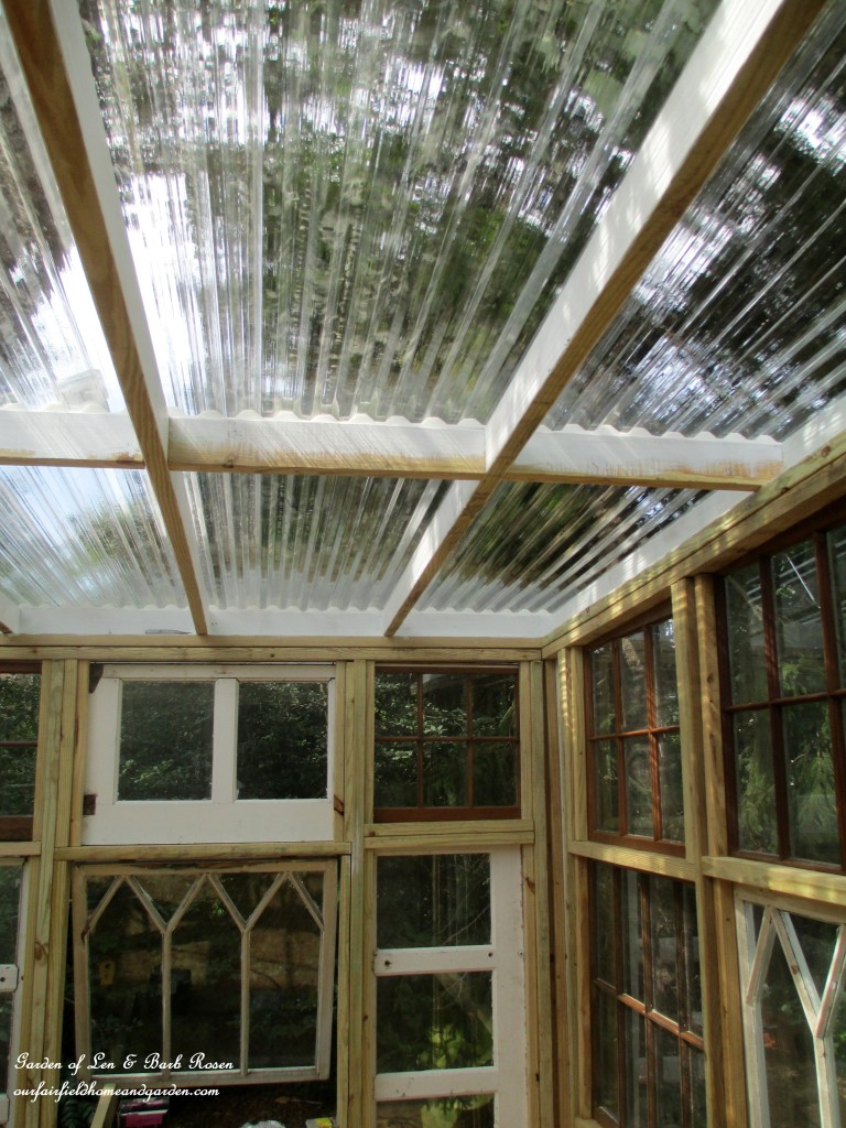 Repuposed Windows Greenhouse https://ourfairfieldhomeandgarden.com/building-a-repurposed-windows-greenhouse/