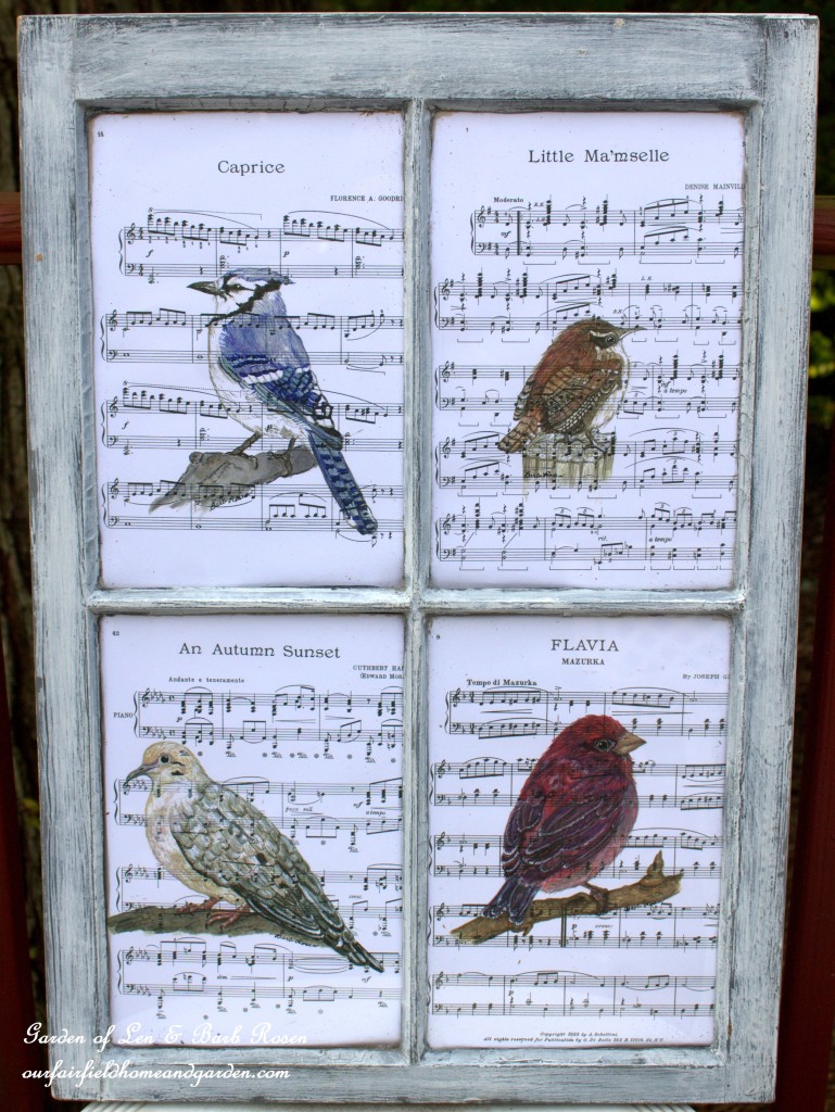 Recycled Window Picture Frame https://ourfairfieldhomeandgarden.com/recycled-window-picture-frame/