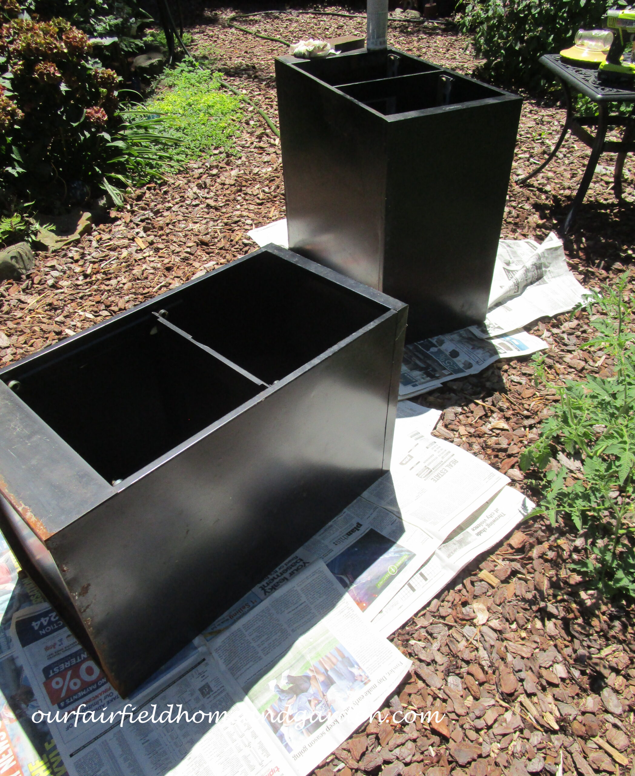 Filing Cabinet Planters